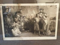 Image 3 of Antique Holman Hunt Engraving, Finding of the Saviour in the Temple (1880)