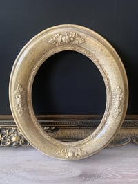 Image 2 of Ornate Oval Picture Frame, Farmhouse, Cottagecore (8x10)