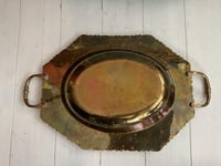 Image 7 of Brass Bar Tray, Ornate Vanity