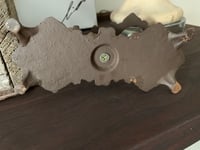 Image 8 of Cast Iron Salt & Pepper Holder, Rustic Farmhouse