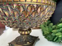 Image 2 of Decorative Urn, Metal Flower Vase