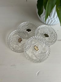 Image 4 of Kristal Lead Crystal Coasters Set, MCM