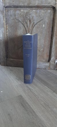 Image 1 of Oxford English Dictionary Supplement, 1972 Hardcover Encyclopedia