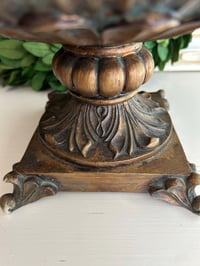 Image 3 of Decorative Urn, Metal Flower Vase