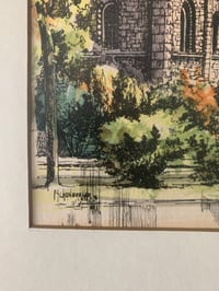 Image 4 of Sketch by Fred Schonberger, Framed Signed Art