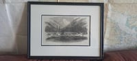 Image 2 of Antique Canadian Print Douglas Lake, Framed Print