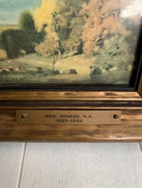 Image 2 of Antique George Inness Print, Wood Frame