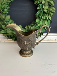 Image 1 of Italian Brass Cherub Pitcher
