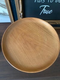 Image 4 of Wood Pedestal Bowl, Display Dish