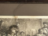 Image 9 of Antique Holman Hunt Engraving, Finding of the Saviour in the Temple (1880)