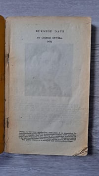 Image 3 of George Orwell Book, Burmese Days (1944), Paperback, Penguin Books Edition