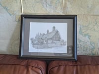 Image 1 of Framed Lithograph, Anne Hathaway's Garden by Anthony John (8x10)