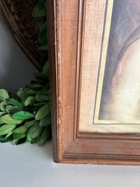 Image 6 of Margaret Kane Print in Wood Frame, Shabby Chic, Farmhouse, 14x17