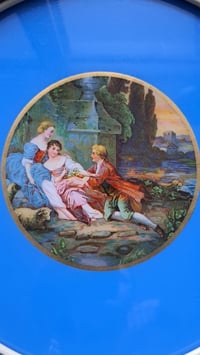 Image 2 of Round Tray, Wicker Tray, Made in Germany