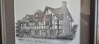 Image 3 of Shakespeare's Birthplace Lithograph by Anthony John, 8x10