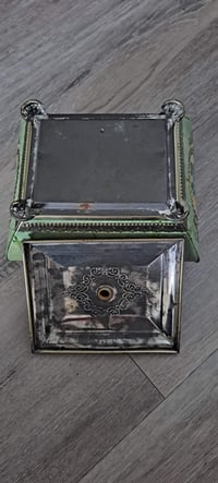 Image 7 of Embossed Floral Metal Tin