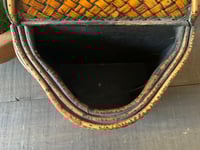 Image 5 of Wicker Wall Planter Basket, Pocket Shelf