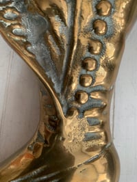 Image 6 of Brass Victorian Boot Vase