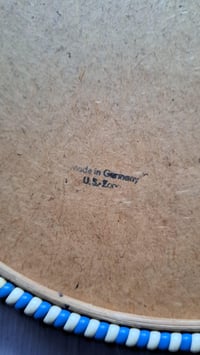 Image 6 of Round Tray, Wicker Tray, Made in Germany