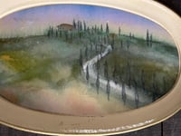 Image 6 of Italian Serving Tray, Tirinnanzi Firenze, Countryside
