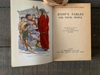 Image 6 of Red Book Set: Aesop's Fables & Little Men, Farmhouse Decor