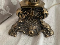 Image 1 of Brass Lamp Base, Hollywood Regency