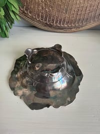 Image 6 of Silver Plated Footed Bowl, Fluted Edge Serving Dish