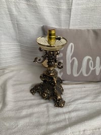 Image 3 of Brass Lamp Base, Hollywood Regency