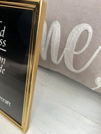 Image 5 of Solid Brass Picture Frame, 8x10, Wedding