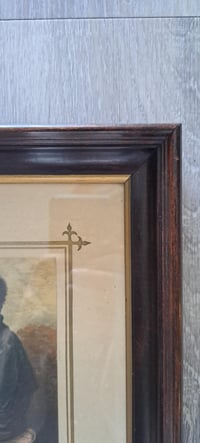 Image 5 of George Baxter Print, "We Warm Now", Gallery Tabletop, British Art