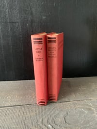 Image 9 of Red Book Set: Aesop's Fables & Little Men, Farmhouse Decor