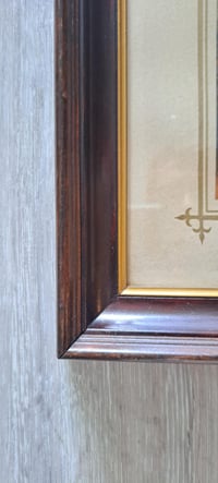 Image 6 of George Baxter Print, "We Warm Now", Gallery Tabletop, British Art