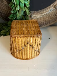 Image 3 of Basket Fine Rattan Wicker Basket
