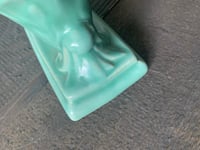 Image 6 of Camark Vintage Green Retro Art Deco Pottery, Horn of Plenty