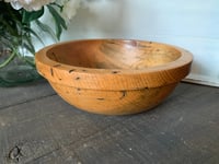 Image 1 of Handmade Wood Bowl, Beetle Kill Pine Wood, Fruit Bowl