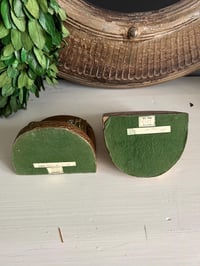 Image 5 of English Victorian Style Gold Bookends, Made in England