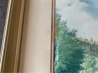 Image 2 of Wood Picture Frame, Farmhouse, Shabby Chic, 16x18