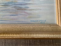 Image 4 of Signed Robert Poole, Canadian Artist, Coastal Scene