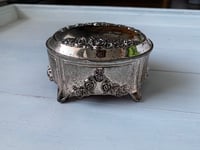 Image 6 of Silver Jewelry box, Ring Box, Music box
