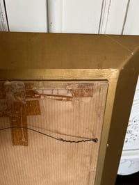 Image 7 of Framed Blue Boy Petit Point, Embroidery, Gold Frame