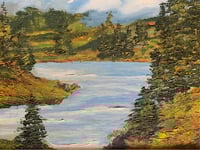 Image 4 of British Columbia Painting in Wood Frame (16x20)