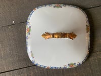 Image 5 of Limoges Vignaud Vegetable Dish with Lid: Floral Serving Bowl