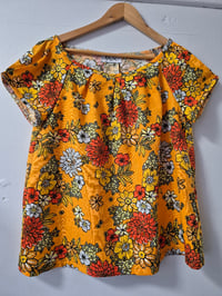 Kylie Jane Tilda top -retro floral 