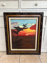 Image 1 of Wood Picture Frame, Farmhouse Decor, 27x23