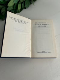Image 7 of Poems of Shelley, Book Published by Oxford University Press