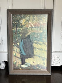 Image 5 of Girl Knitting by James Morrice, Framed Print