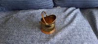 Image 1 of Small Brass & Bronze Scuttle Bucket, Made in England