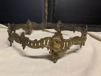 Image 2 of Ornate Brass Chandelier Frame, Spanish Lighting Parts