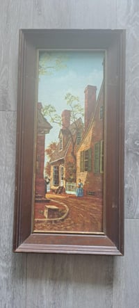 Image 2 of Tall Framed Print, Villa, 6x15