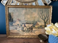 Image 3 of Framed Winter Scene Print